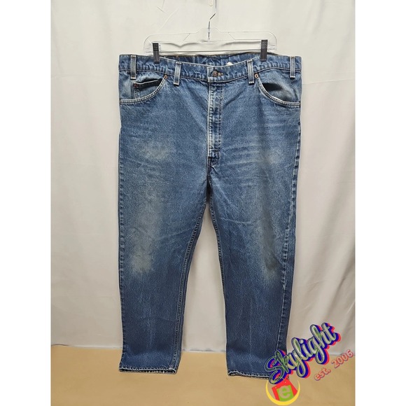 Levi's Other - Vintage Levi's Mens 90s 505 Blue Denim Jeans USA Orange Tab Straight Leg 42x30